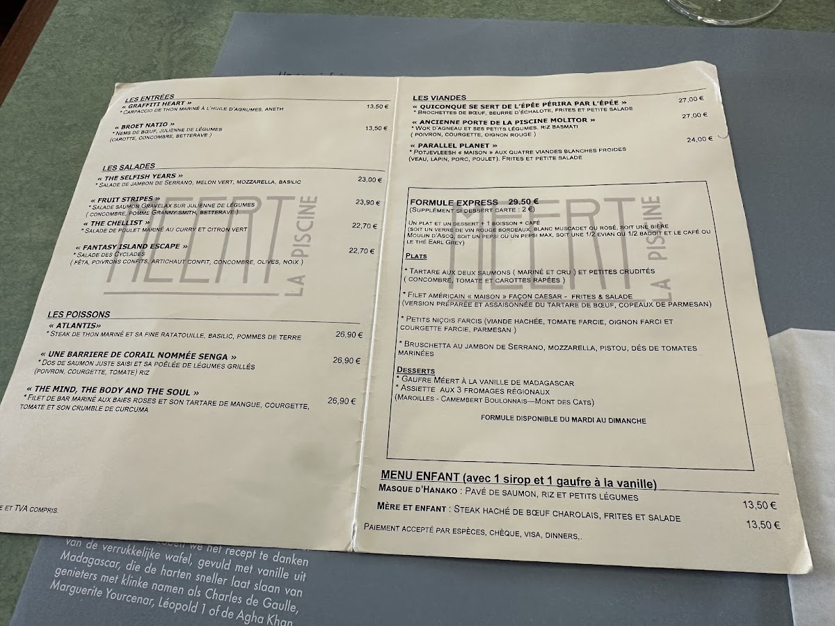 Menu Meert Musee De La Piscine-1